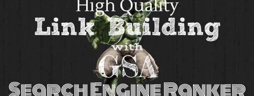 High Quality Link Building With GSA SER - Step By Step Tutorial