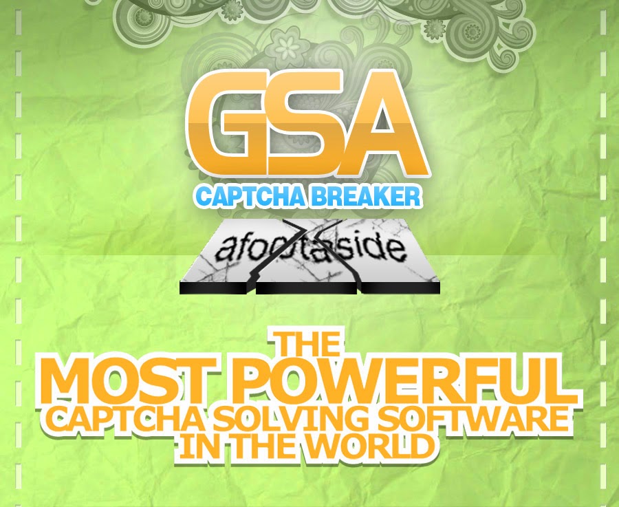 GSA Captcha Breaker 15 Percent Discount - The All-In-One Automatic Captcha Solving Tool