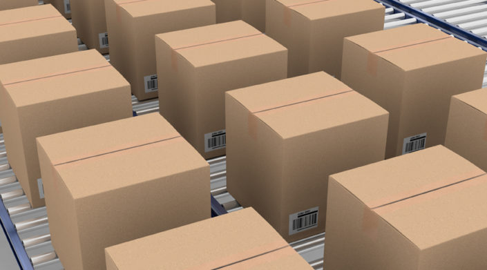 Box on a Conveyer Belt