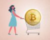Bitcoin in a cart