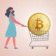 Bitcoin in a cart